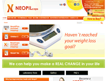 Tablet Screenshot of english.neopilcaps.com