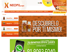 Tablet Screenshot of neopilcaps.com